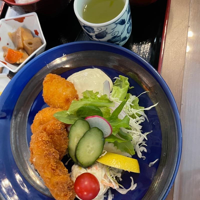白身魚フライ定食(やまざと)