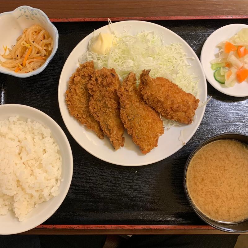 手作りアジフライ(源の蔵)