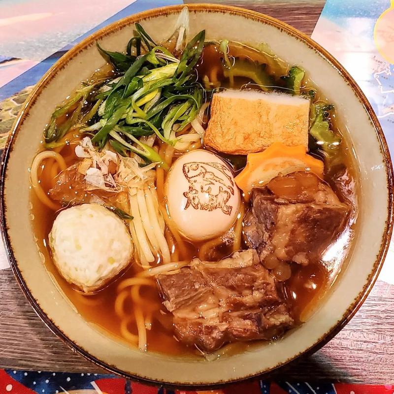 軟骨ソーキの宮古そば(麺屋 第五十三 大橋丸)