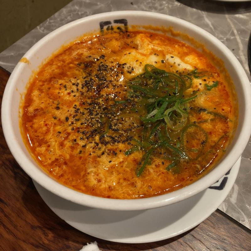 辛玉にんにくラーメン(牛角 仙台松森店 )