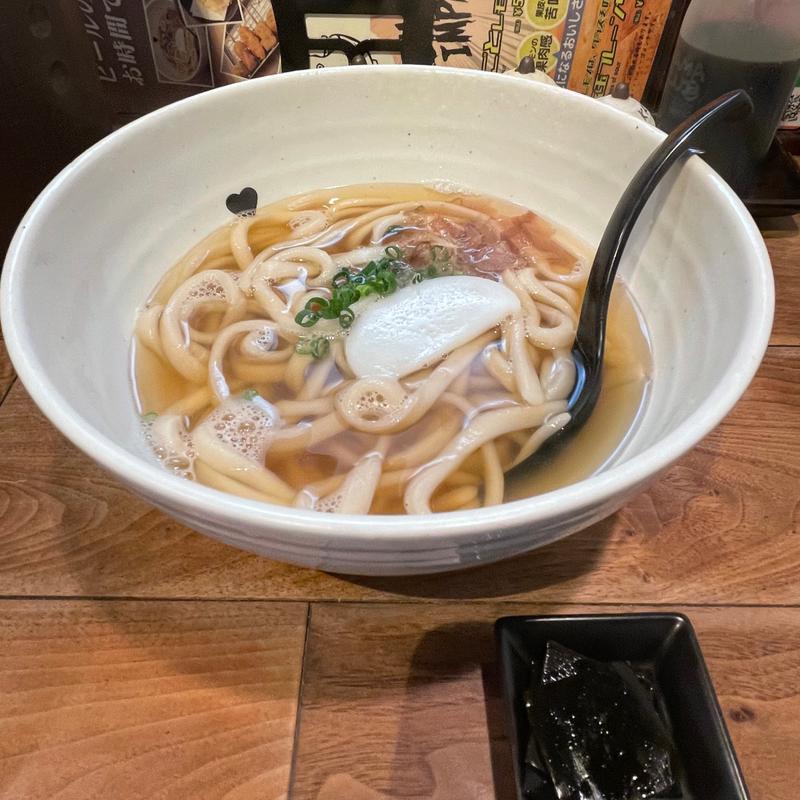 かばのかけうどん (かばのおうどん 横浜元町本店)