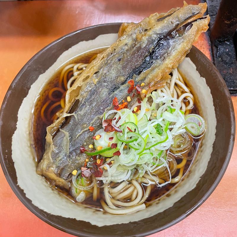 なす天そば(六文そば 須田町店)