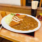 ダブルかつカレー(どん八食堂 東糀谷店)