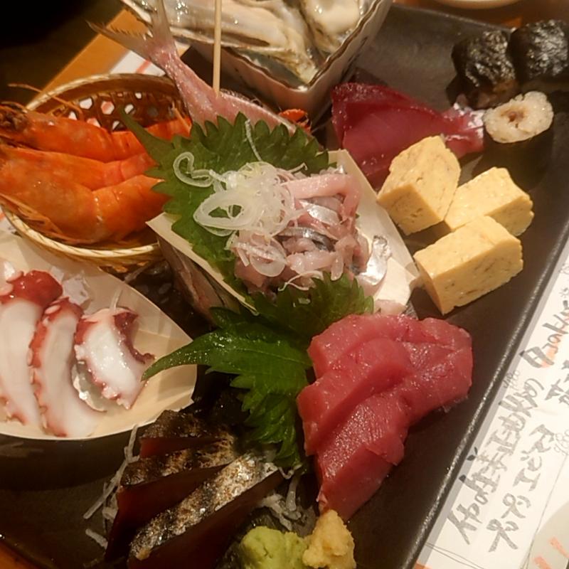 刺身3点盛り(魚金　総本店)