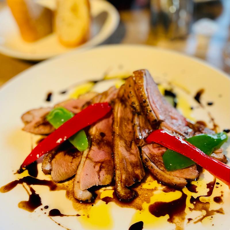 鴨肉のステーキ　アルフォルノベローナ風(ラ・パスタ陶 和光店)