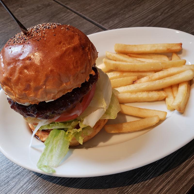 和牛バーガー クリームチーズテリヤキ(モスプレミアム 桜木町クロスゲート店)