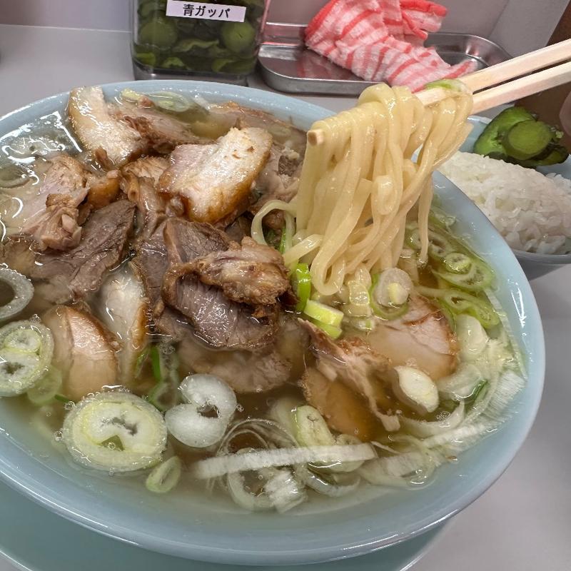チャーシュー麺大盛り(中野 邦ちゃんラーメン)