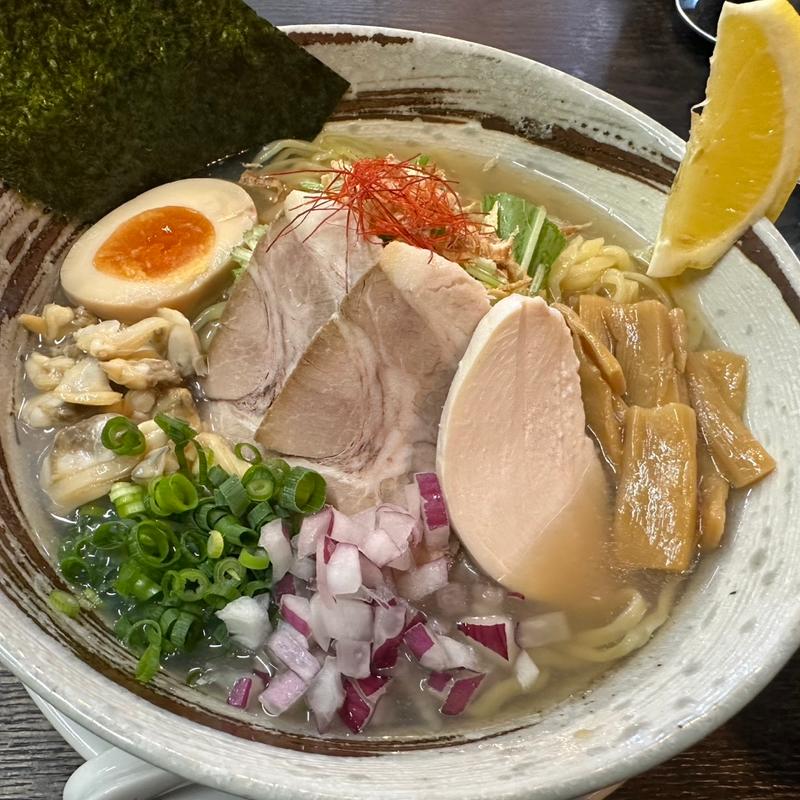 あさり出汁冷やしジュレまぜそば(中華そば 半ざわ)