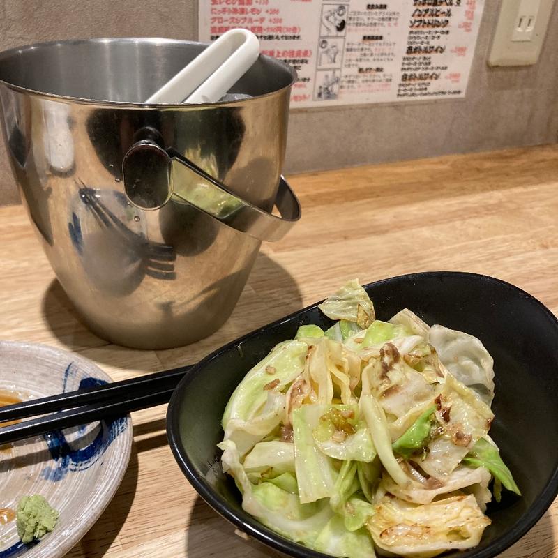 アンチョビキャベツ(飲み放題500円 イタリアン酒場 肉処ももい 出雲駅前店 )