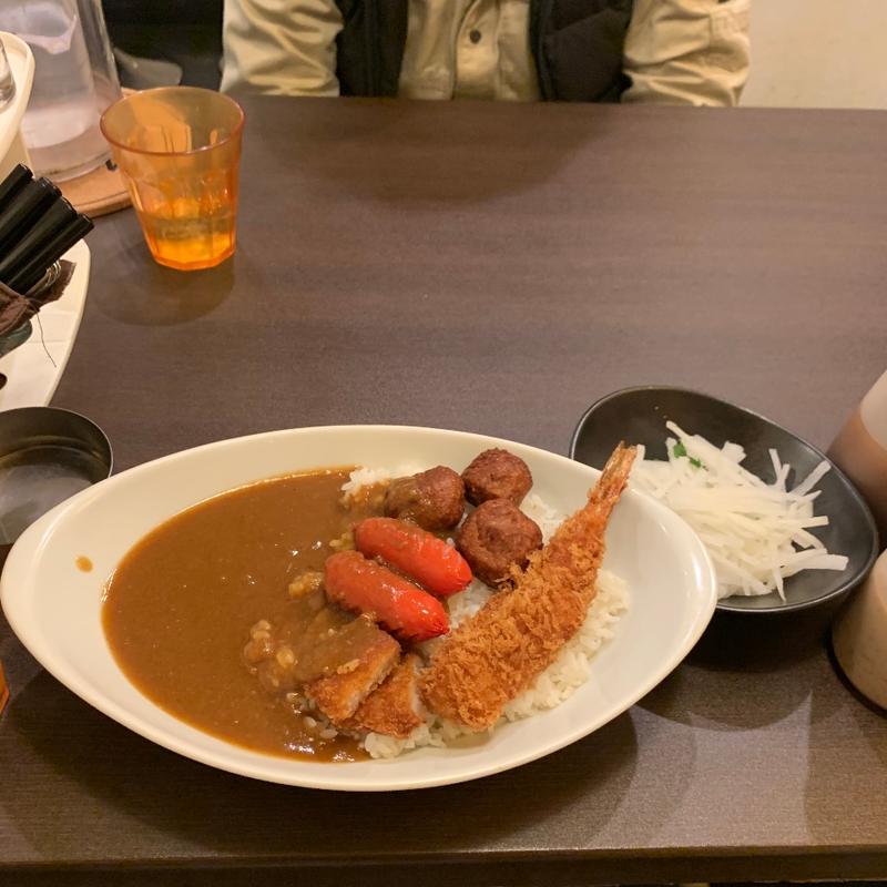 ミックスカレー(バラ 本店 )