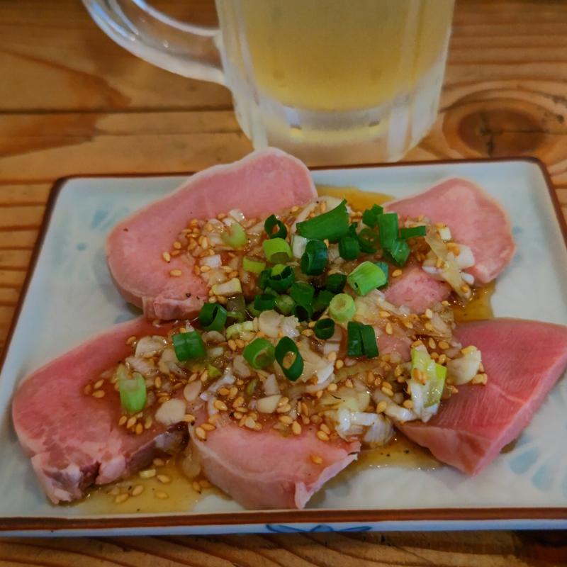 タン刺し(焼とり焼とん煮込み 濱横酒場)