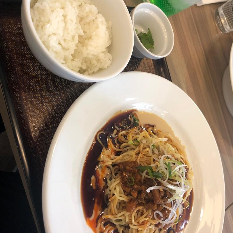 冷やし坦々麺セット(デニーズ コクーンシティ店)