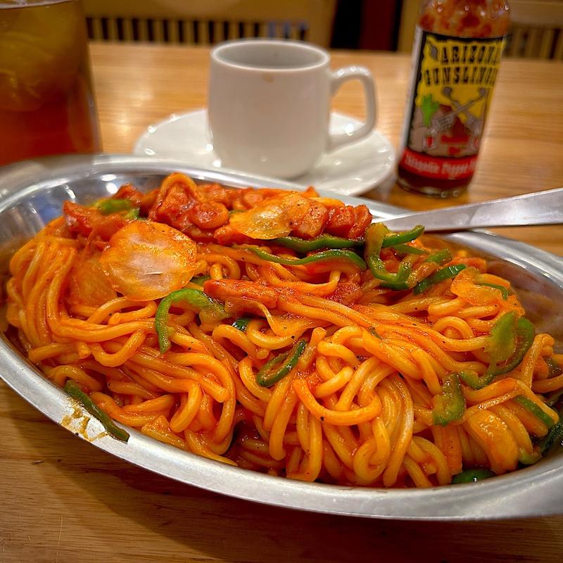 昔ながらのナポリタン 特盛(てんぐ大ホール 馬事公苑店)