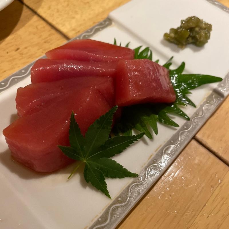 まぐろ漬け(酒菜や いしもん)