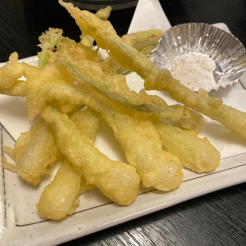 島らっきょう天ぷら(がってん 大阪駅前第2ビル店)