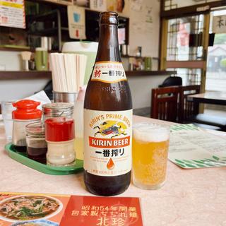 瓶ビール(北珍 （自家製ちぢれ麺北珍）)