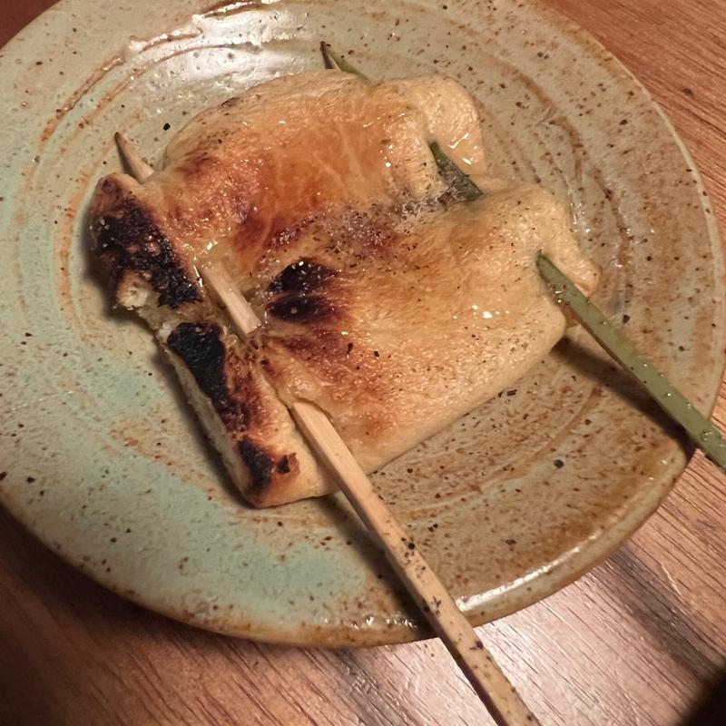 ゴルゴンゾーラ入り油揚げ(やきとりshira)