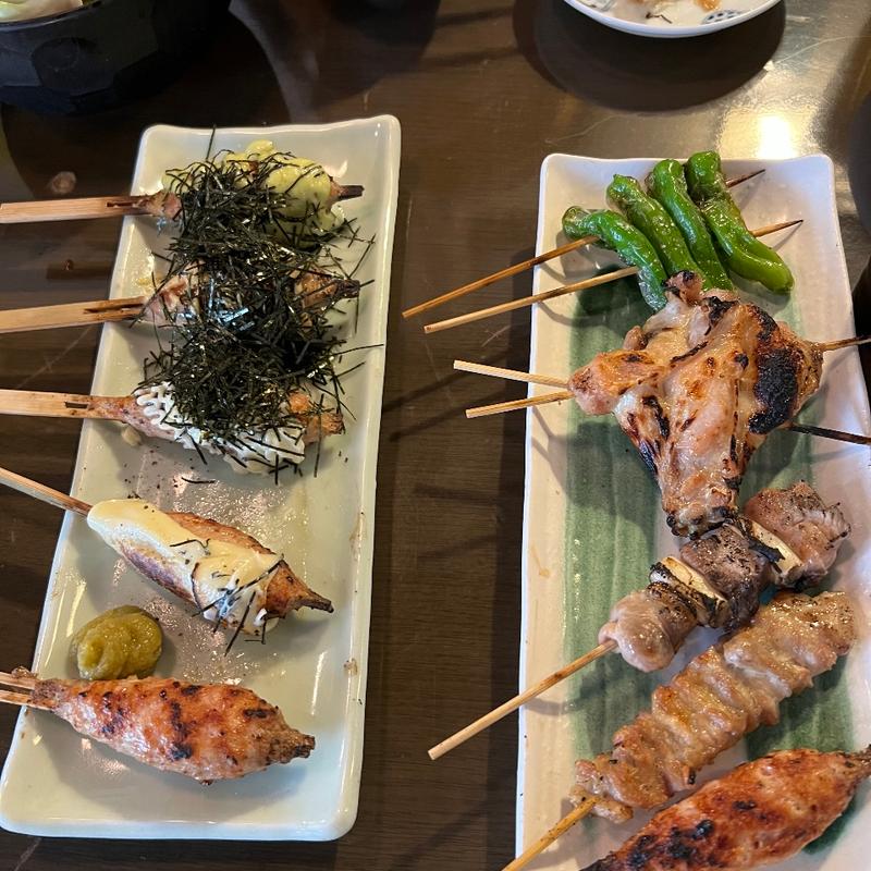 つくね　焼き鳥盛合せ(鳥の王様 谷塚店)