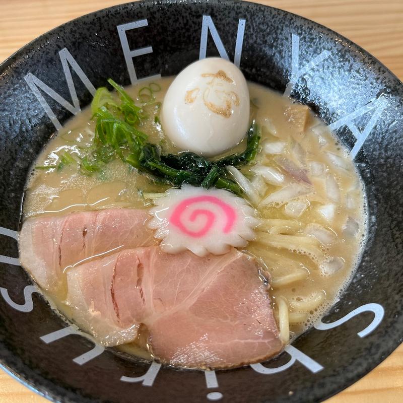 鶏とん塩+煮卵(麺や 志 Shirusu )