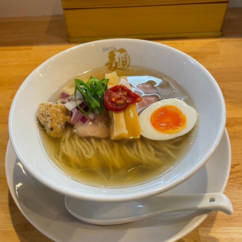 塩そば(二代目ガチ麺道場)