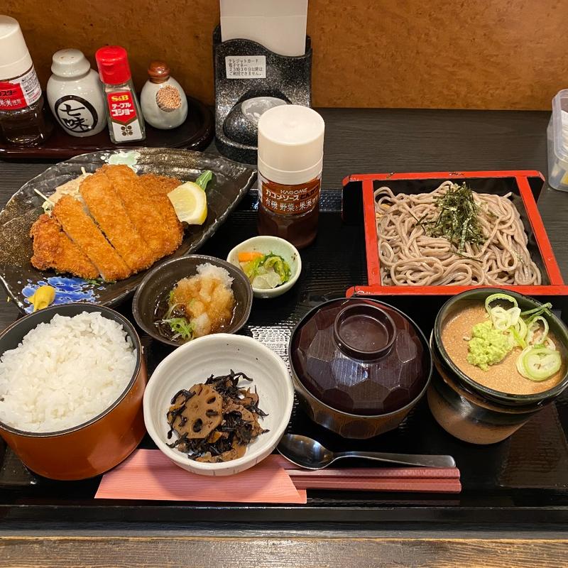 とんかつランチそば付き(ふじの坊・喜膳 )
