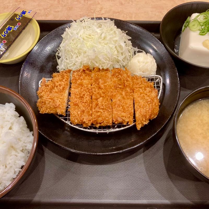 得朝ロースかつ定食(松乃家 錦糸町店  )