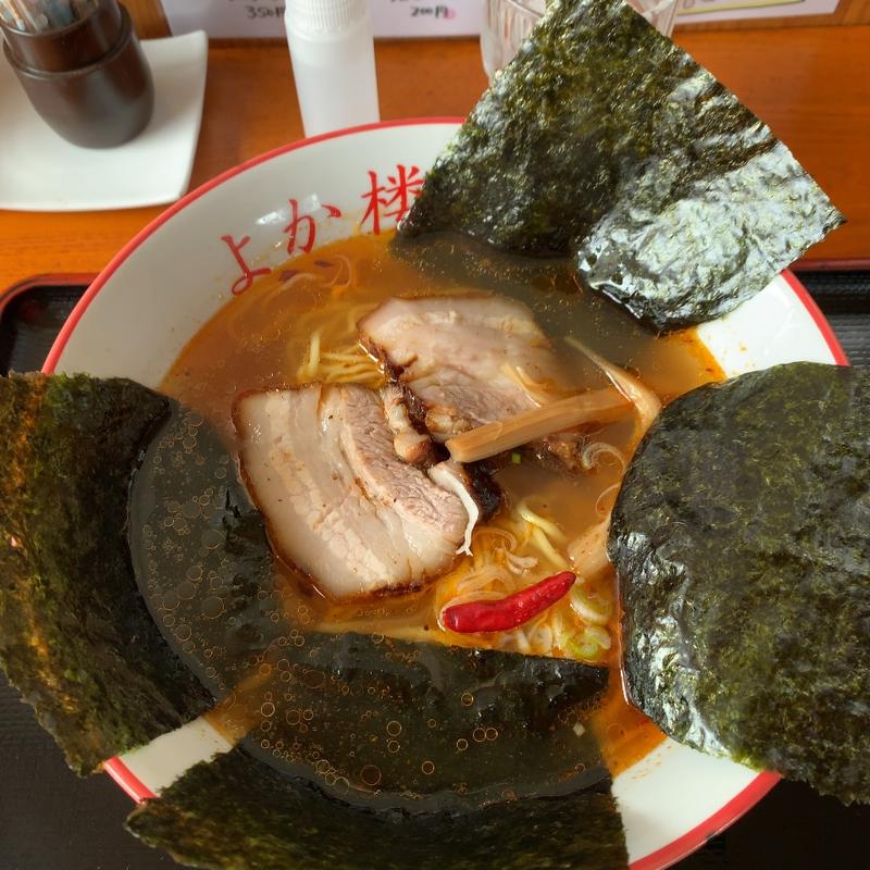 辛口らぁめん(麺匠 よか楼 熊谷店)