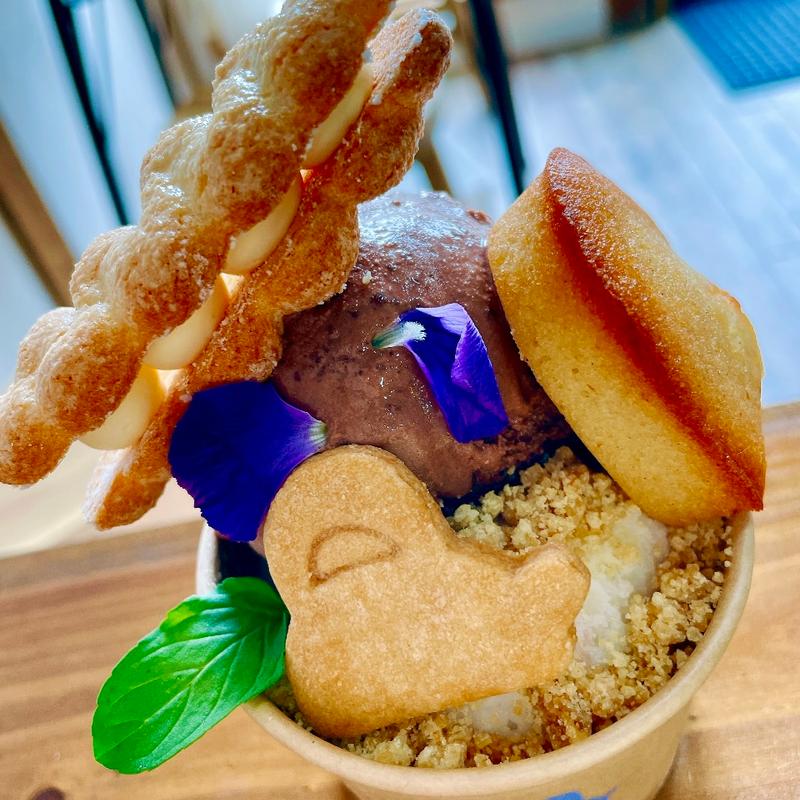 ケトルパフェ(焼き菓子＆ジェラート BLUE KETTLE)