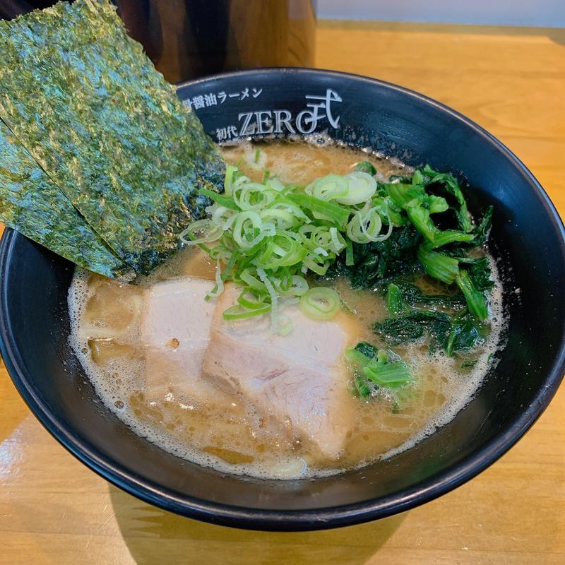 黒豚骨醤油ラーメン(博多豚骨醤油ラーメン 初代ZERO式)