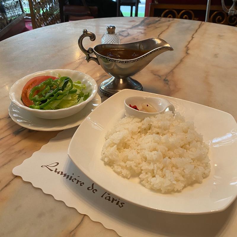 スペシャルビーフカレー コーヒーセット(コーヒーの大学院 ルミエール・ド・パリ)