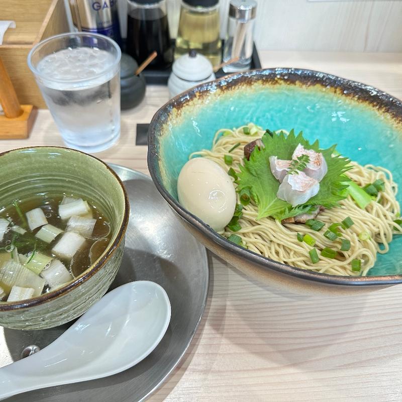 淡麗甘鯛の細つけ麺(ラーメン専科 竹末食堂)