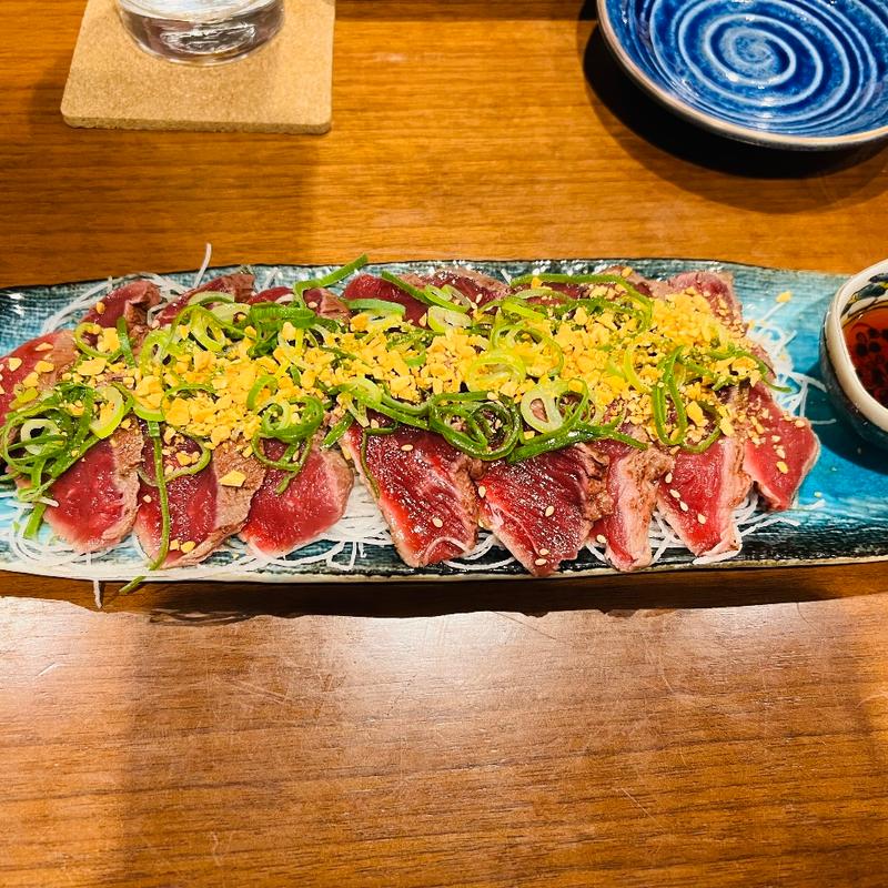 コース料理(カンガルーのタタキ)(和風ダイニング 然)