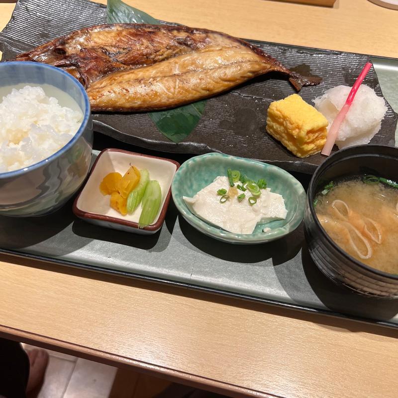 トロ鯖の炙り焼き御膳(とうふ旬菜 心音)