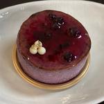 バスクチーズケーキ　ブルーベリー(マヨルカ ベーカリー)