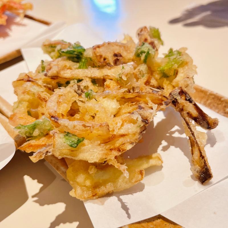 野菜のかきあげ(手打うどん 長谷沼)