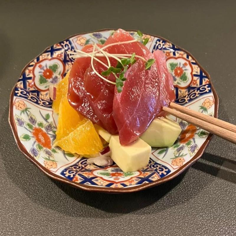 鮪とアボガドの和え物(Okinawa Restaurant 季々)