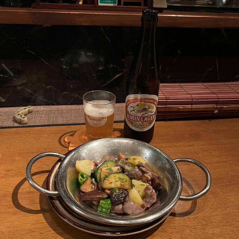 小エビのアヒージョ(ビストロ ラジック)