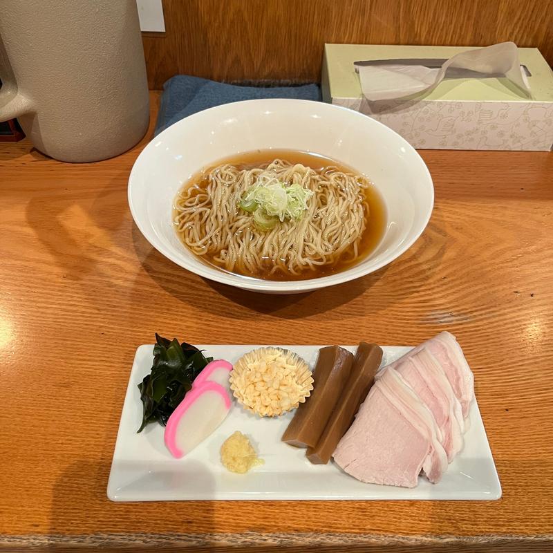 ウルメと煮干しの冷やしそば(麺家 喜多楽 （めんや きたら）)