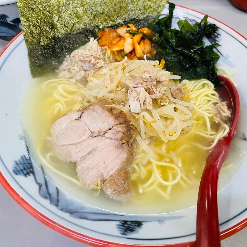 塩ラーメン＋もやし＋辛タマ(ラーメンショップ 122号騎西店)