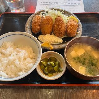 カキフライ定食(具魯烏葡浜松町店)