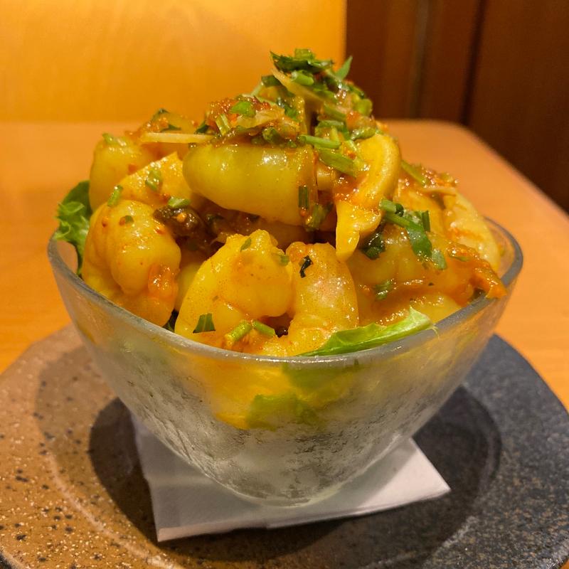 エビのアチャール(タンドールバル カマル2号)