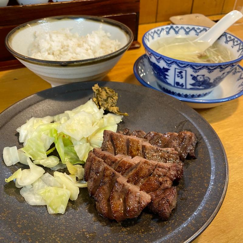 特切り厚焼定食　2枚4切(味の牛たん喜助 駅前中央本店)