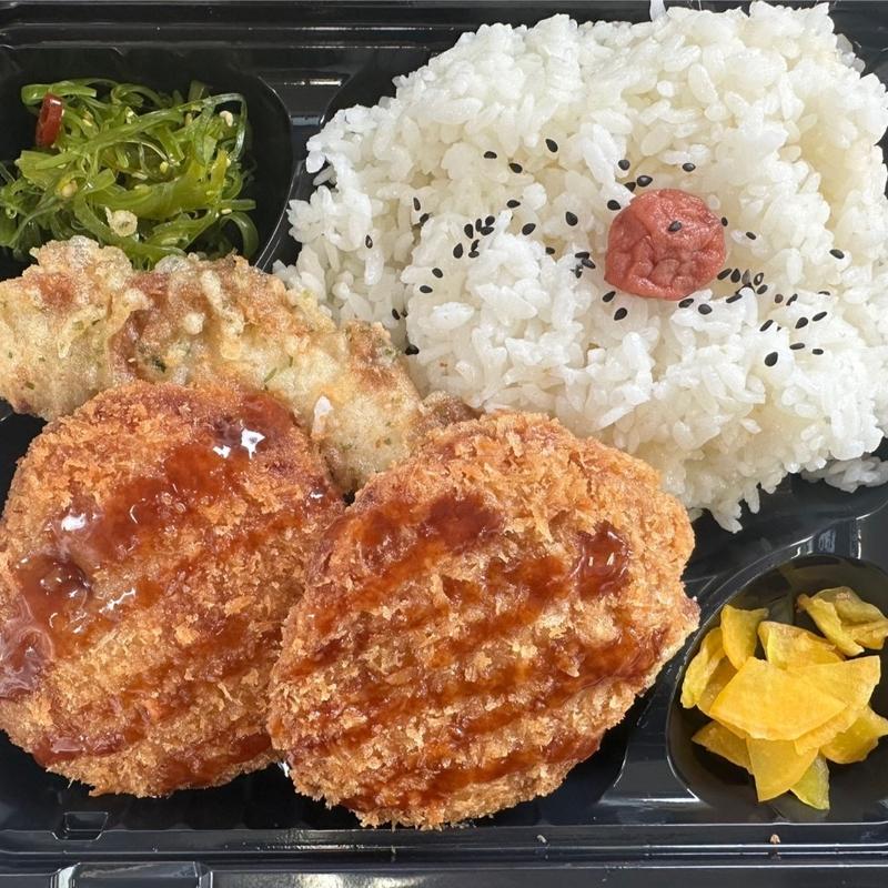 メンチ・コロッケ弁当(お弁当屋さん)