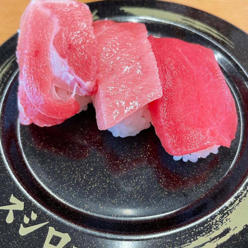本鮪三貫盛(スシロー 多治見店 )