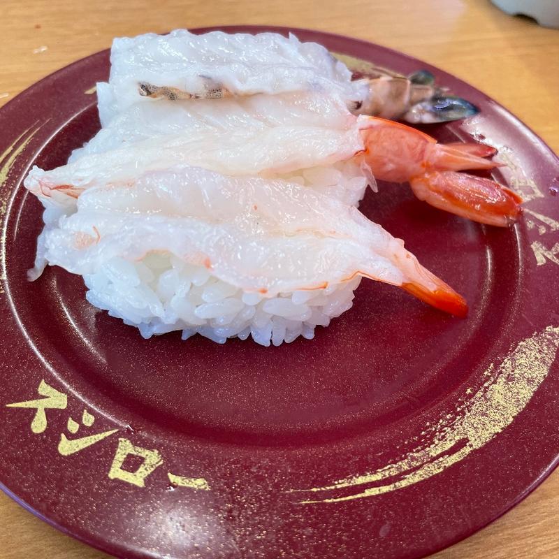 生えび3貫盛り(スシロー 多治見店 )