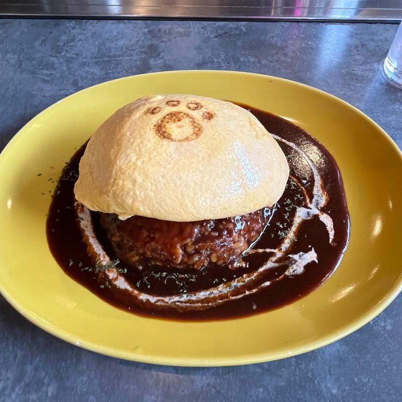 オムバーグ(鉄板焼酒場 いくら 天神今泉店)