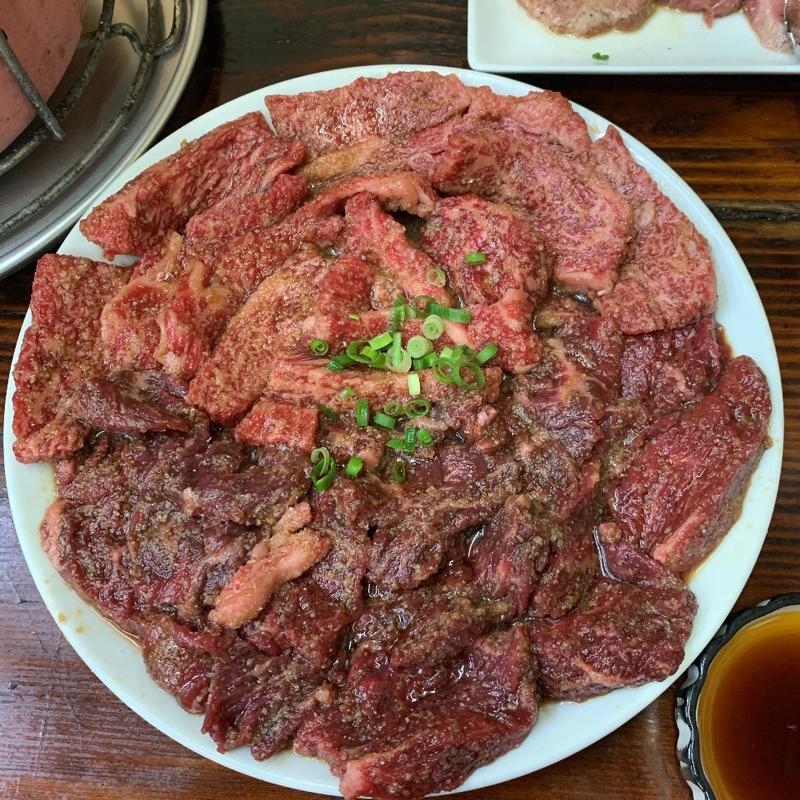 カルビ&ロース&タン塩(七輪焼 えびす家)