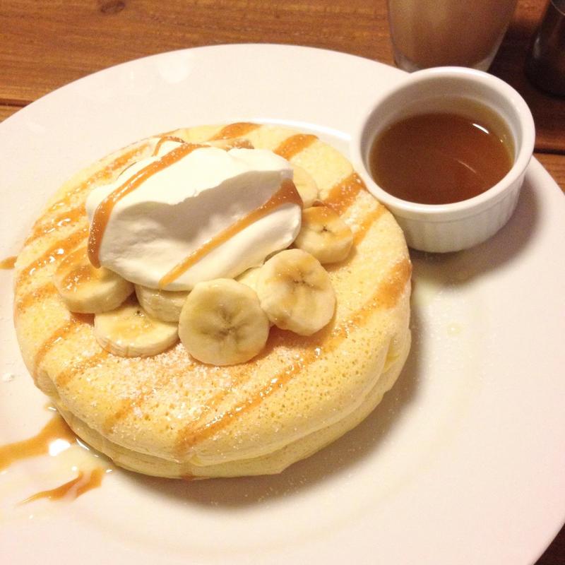 バナナパンケーキ(カフェ ラインベック)