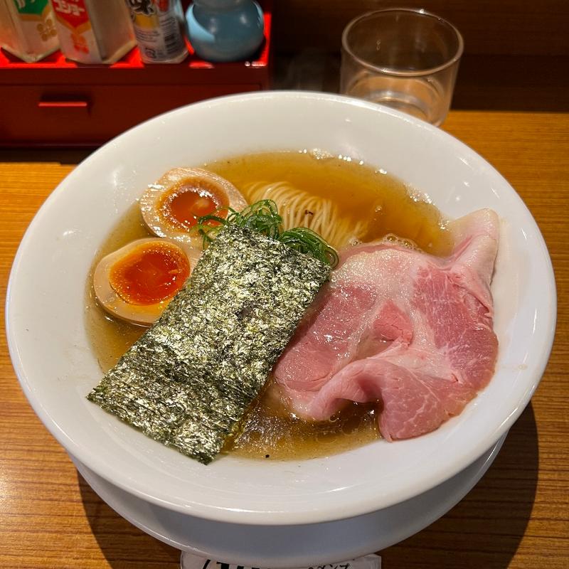 味玉白ふじそは(荒町商店中華そば ふじやま)