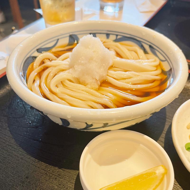 おろしぶっかけ（冷）小(手打うどん 長谷沼)